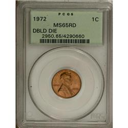 1972 1C Doubled Die Obverse Red MS65 PCGS