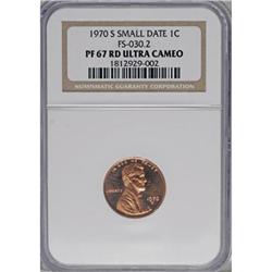 1970-S 1C Small Date Red PR67 NGC