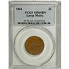 Image 1 : 1864 2C Large Motto Brown MS65 PCGS