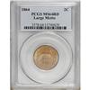 Image 1 : 1864 2C Large Motto Red MS64 PCGS