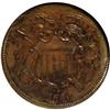 Image 1 : 1869 2C Brown MS63 NGC