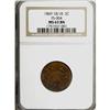 Image 3 : 1869 2C Brown MS63 NGC