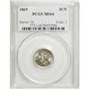 Image 3 : 1865 3CN MS64 PCGS