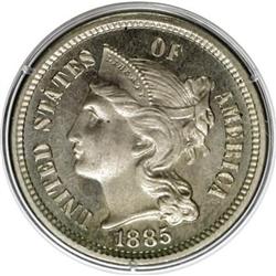 1885 3CN PR64 PCGS