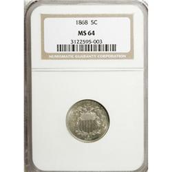 1868 5C MS64 NGC