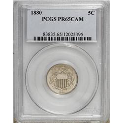 1880 5C Cameo PR65 PCGS
