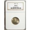 Image 1 : 1891 5C MS65 NGC