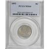 Image 1 : 1893 5C MS64 PCGS