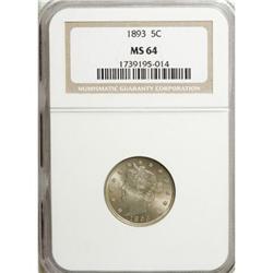 1893 5C MS64 NGC