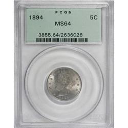 1894 5C MS64 PCGS
