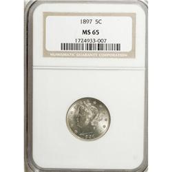 1897 5C MS65 NGC