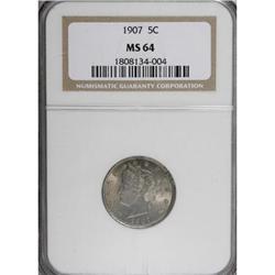 1907 5C MS64 NGC
