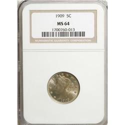 1909 5C MS64 NGC
