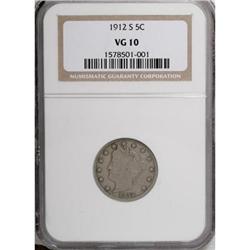 1912-S 5C VG10 NGC