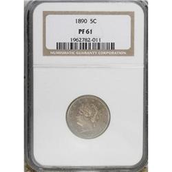 1890 5C PR61 NGC