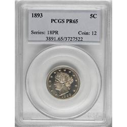 1893 5C PR65 PCGS
