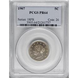 1907 5C PR64 PCGS