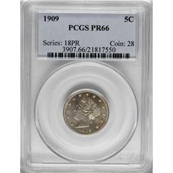 1909 5C PR66 PCGS