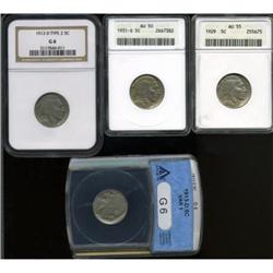 1913-D 5C Type One G6 ANACS