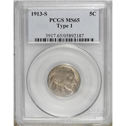 1913-S 5C Type One MS65 PCGS