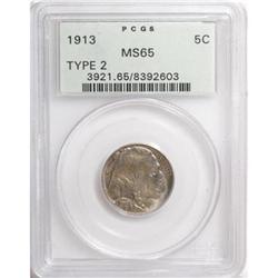 1913 5C Type Two MS65 PCGS