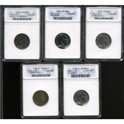 1913-D 5C Type Two VF20 ANACS