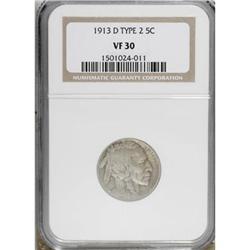 1913-D 5C Type Two VF30 NGC