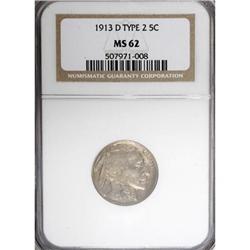 1913-D 5C Type Two MS62 NGC