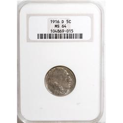 1916-D 5C MS64 NGC