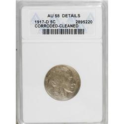 1917-D 5C AU58 ANACS