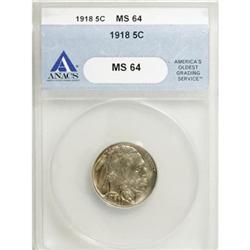 1918 5C MS64 ANACS