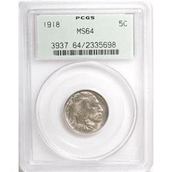 1918 5C MS64 PCGS