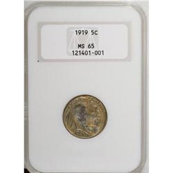 1919 5C MS65 NGC