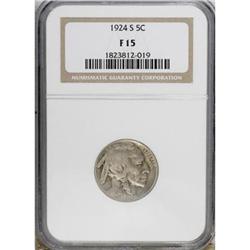 1924-S 5C F15 NGC