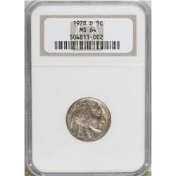 1928-D 5C MS64 NGC