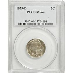 1929-D 5C MS64 PCGS