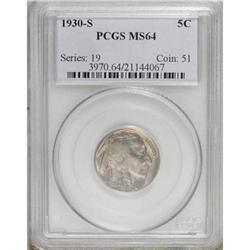 1930-S 5C MS64 PCGS