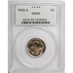 1935-S 5C MS65 PCGS