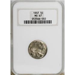 1937 5C MS67 NGC