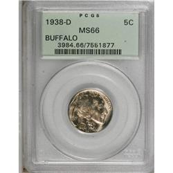 1938-D 5C MS66 PCGS