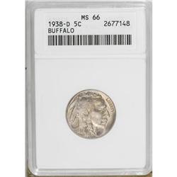 1938-D 5C MS66 ANACS