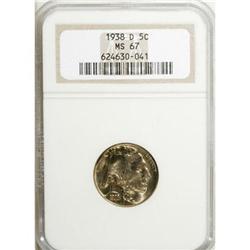 1938-D 5C MS67 NGC