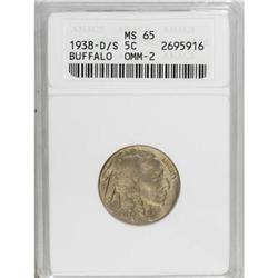 1938-D/S 5C MS65 ANACS