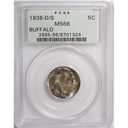 1938-D/S 5C MS66 PCGS