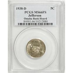 1938-D 5C Full Steps MS66 PCGS