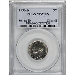 1959-D 5C Full Steps MS65 PCGS