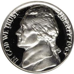 1963 5C Deep Cameo PR69 NGC