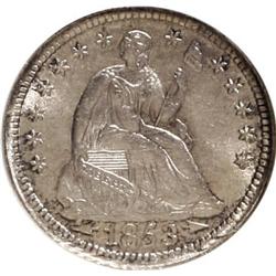 1853 H10C Arrows MS64 NGC