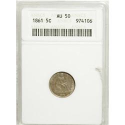 1861 H10C AU50 ANACS