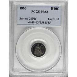 1866 H10C PR63 PCGS